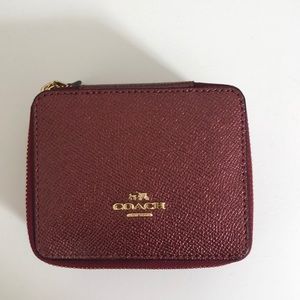 Coach travel jewelry box